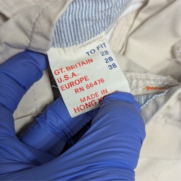 Vintage Tommy Hilfiger Pepe Co Expedition Cargo Shorts Hobson Khaki 90s RARE Tan - Picture 6 of 6